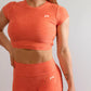 Crop Top Curve Orange