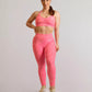 ensemble de sport rose de face