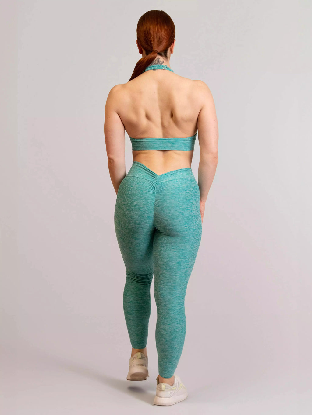 ensemble de sport bleu turquoise pour femme