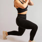 Legging de sport noir avec brassiere de sport noir