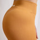 Legging de sport cotelé RIB moutarde de coté de prés