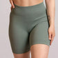 Short de sport cotelé RIB bleu cadet de face 
