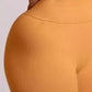 Short de sport cotelé RIB moutarde zoom de profil 