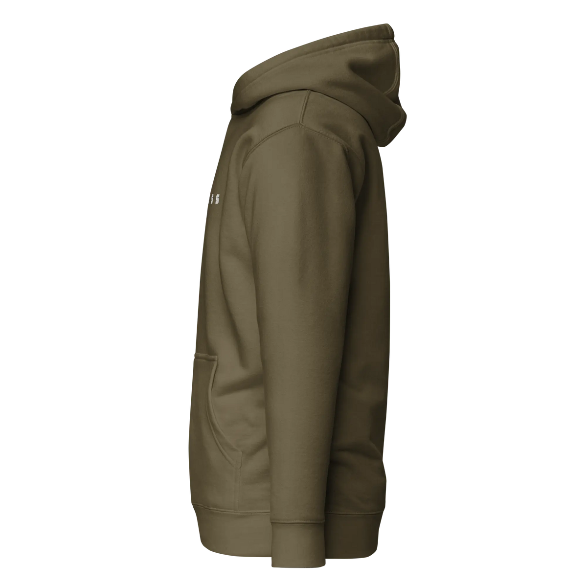 Hanoracul verde kaki brodat InProcess