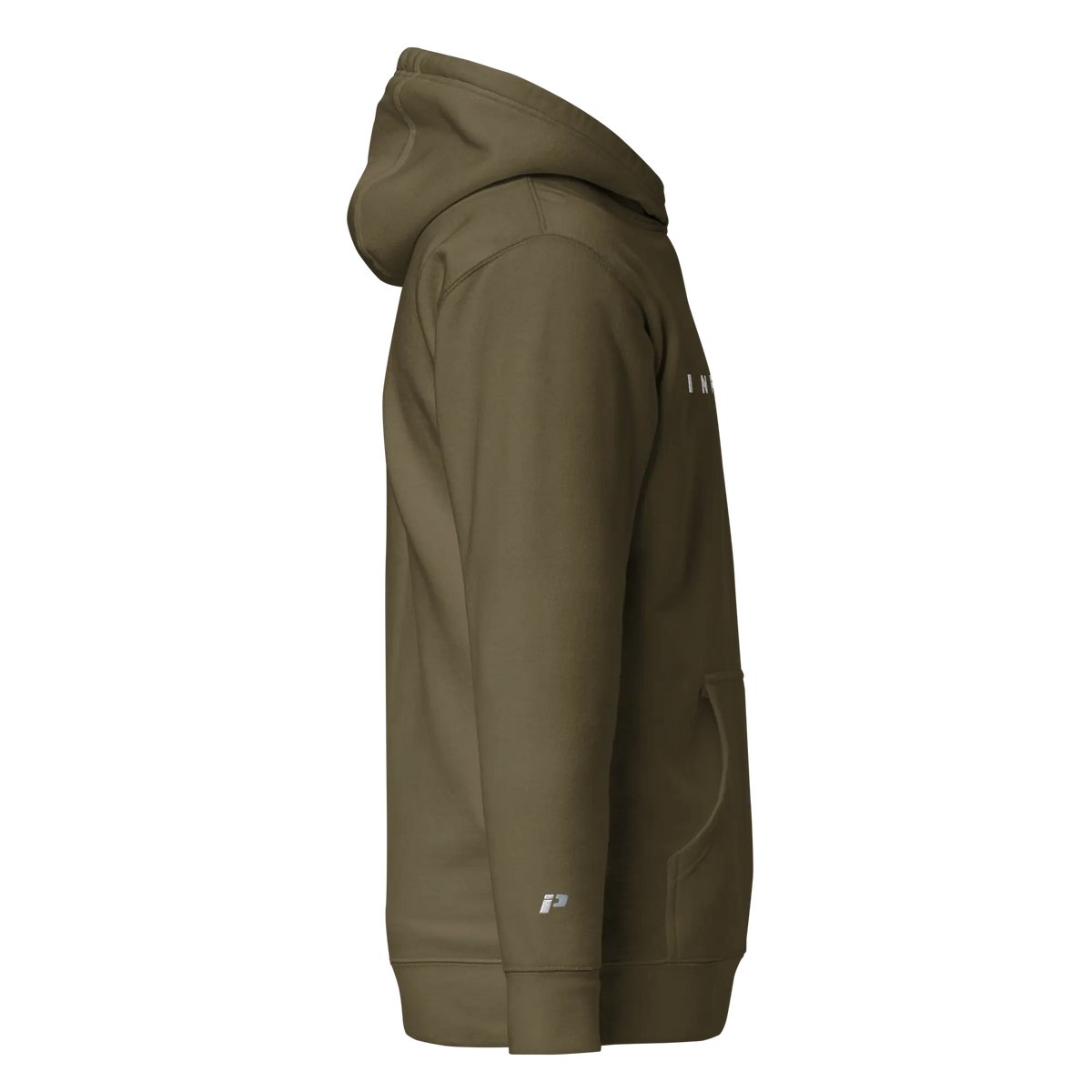 Hanoracul verde kaki brodat InProcess